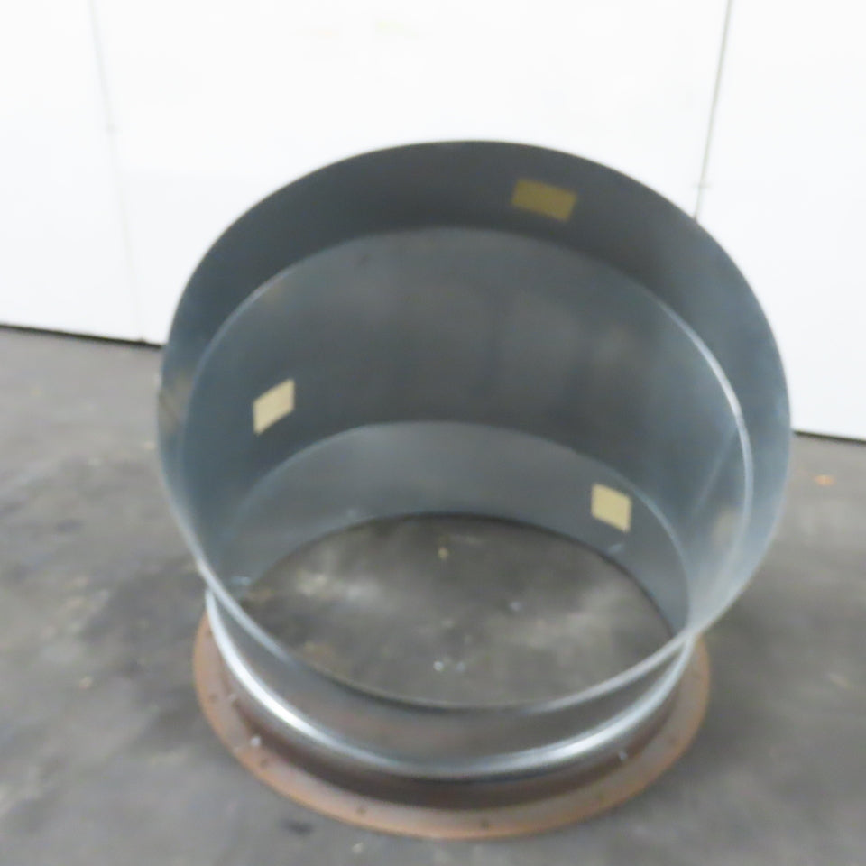 34" 20 Guage Galvanized Steel Duct Pipe 45° Elbow