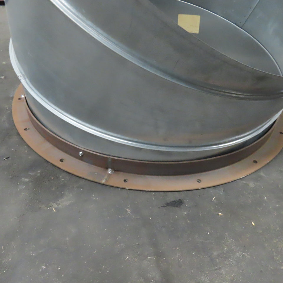 34" 20 Guage Galvanized Steel Duct Pipe 45° Elbow
