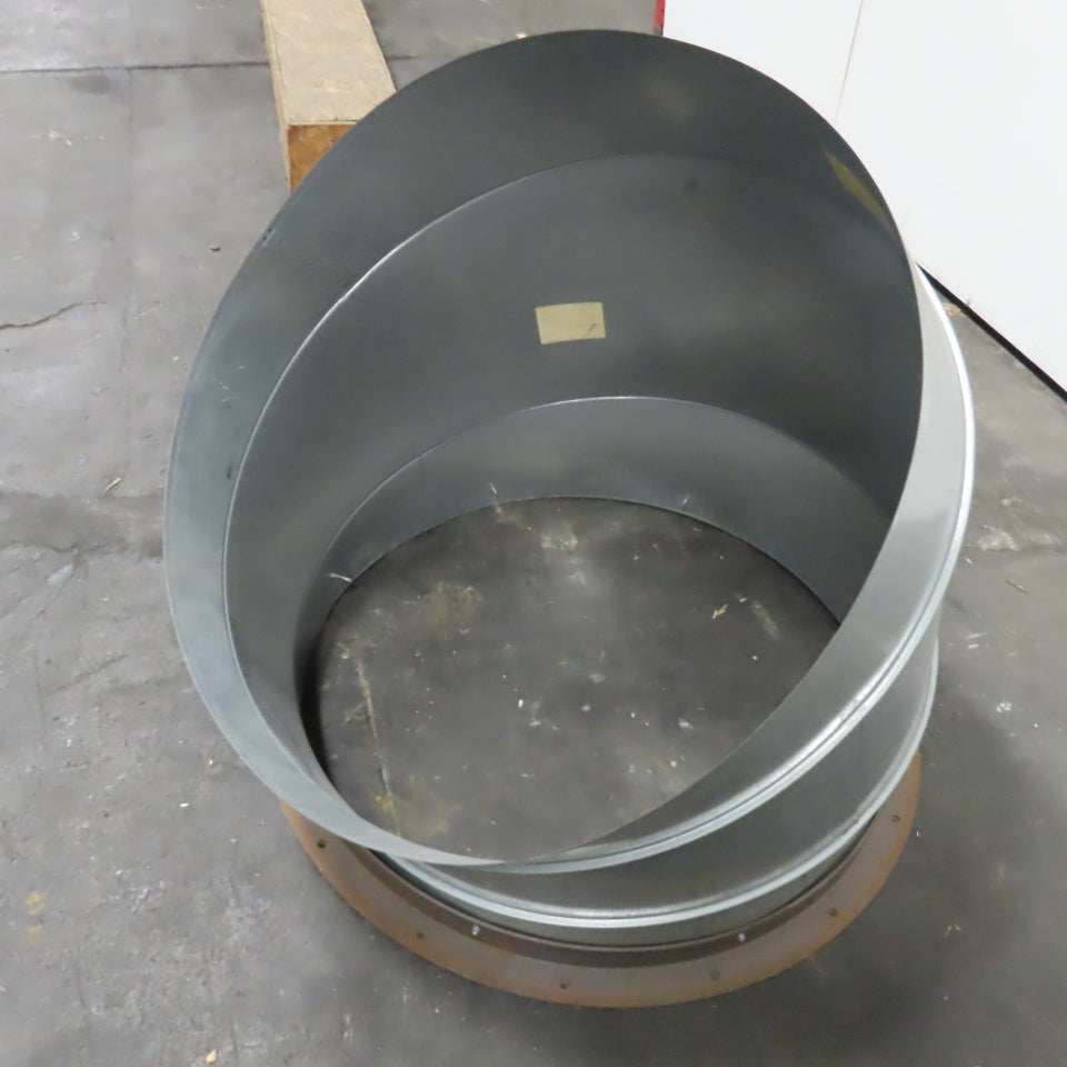 34" 20 Guage Galvanized Steel Duct Pipe 45° Elbow