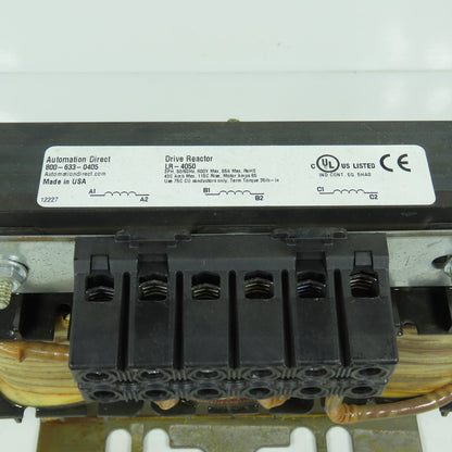 Automation Direct LR-4050 65A 3-Phase Drive Line Reactor 600V Max 50/60Hz