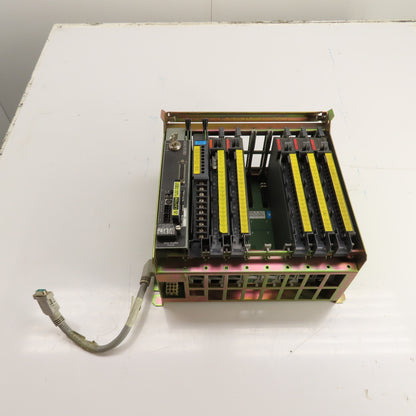Allen-Bradley 1771-A2B 1785-L30B Processor System 8-Slot Chassis W/6 Modules