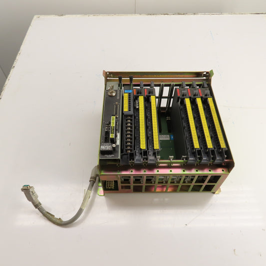 Allen-Bradley 1771-A2B 1785-L30B Processor System 8-Slot Chassis W/6 Modules
