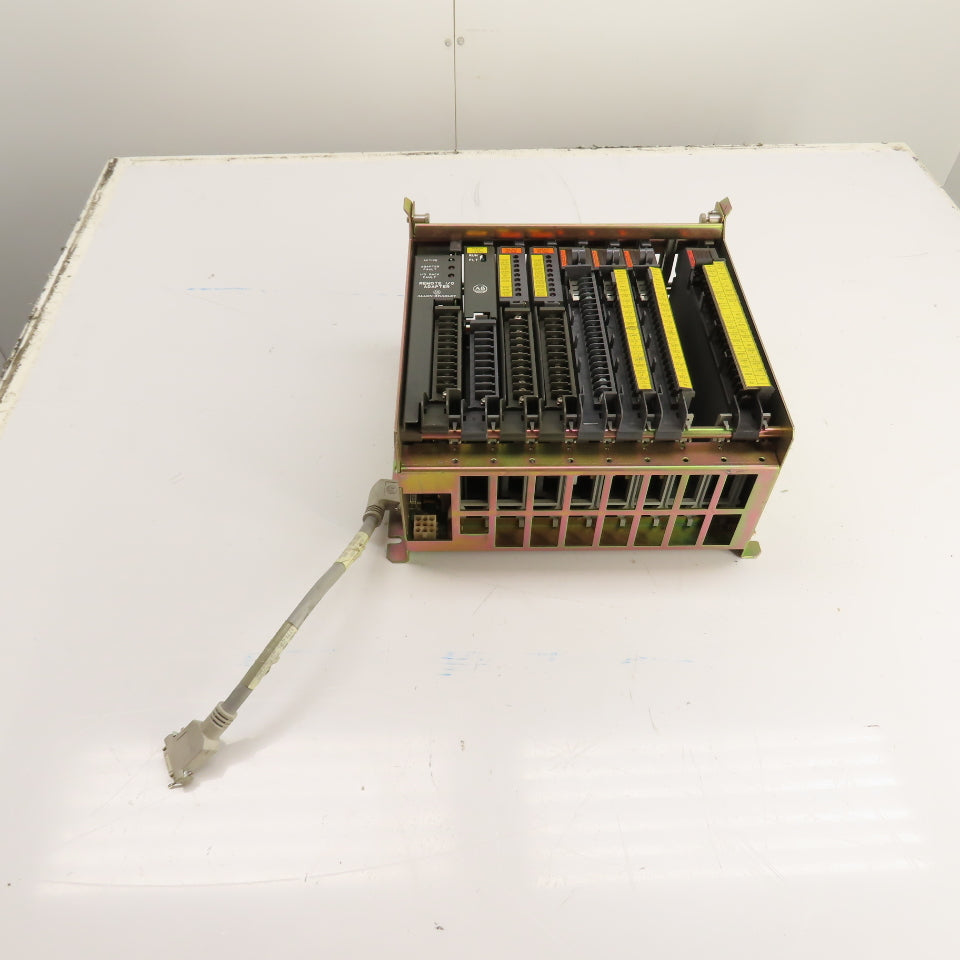 Allen-Bradley 1771-A2B PLC I/O System W/ 1771-ASB 1771-OFE1 1771-OW 1771-OAD
