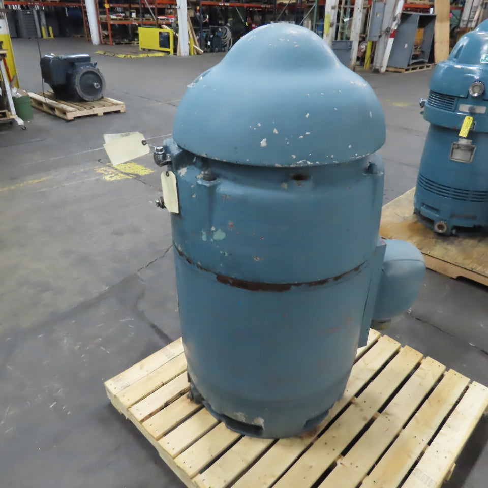 U.S. Motors CFU 150HP 3Ph Vertical Electric Motor 440V 1800RPM Frame 587