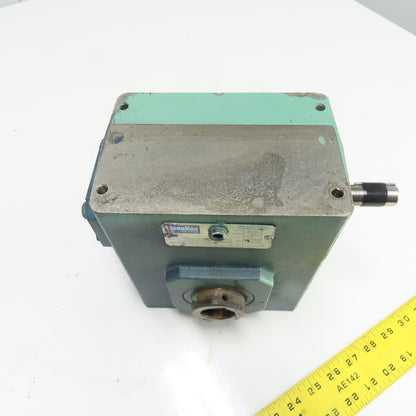OHIO GEAR MH162B-25-1 2.033HP 25:1 Ratio Gear Box 1445 IN-LBS