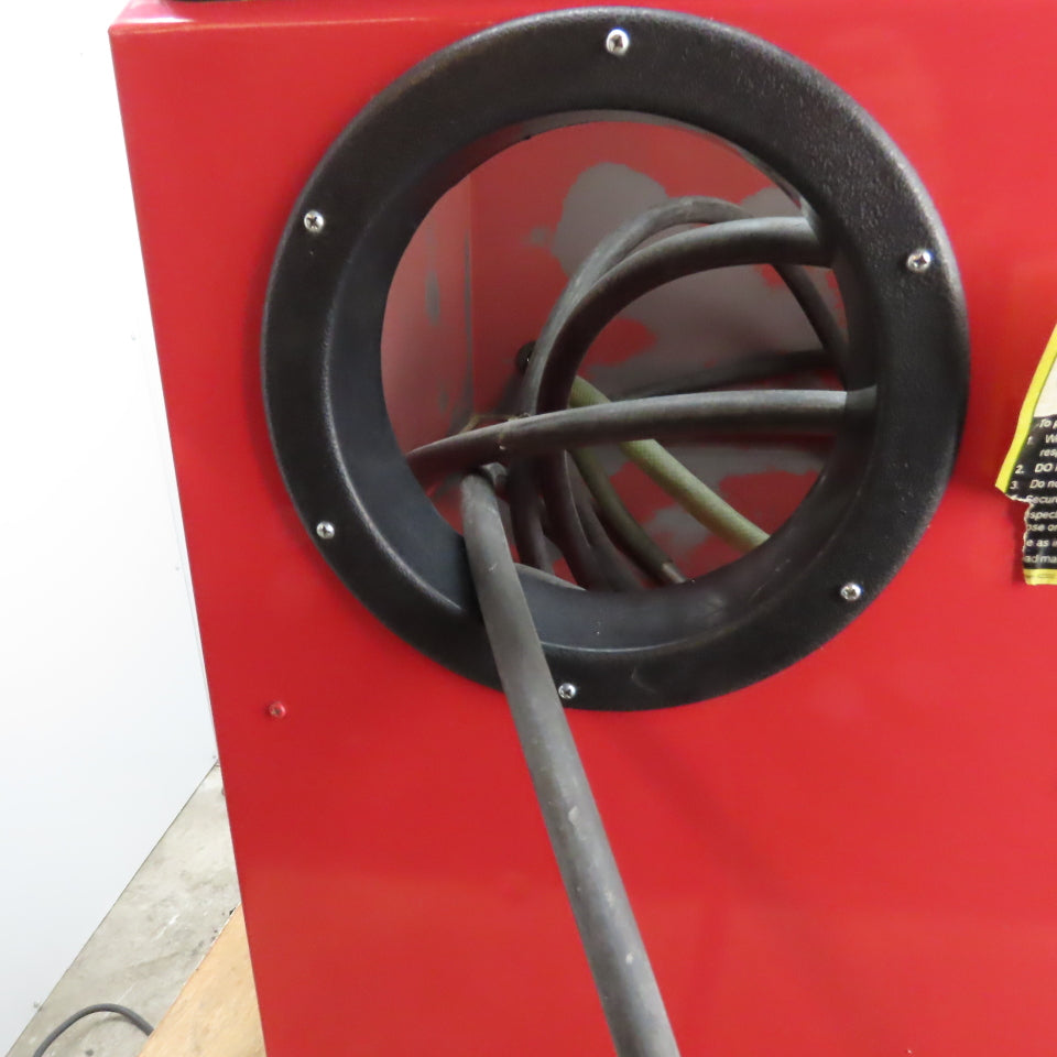 Central Pneumatic 42202 30 Gallon Blast Cabinet 1/4" (Cracked Window) Tested