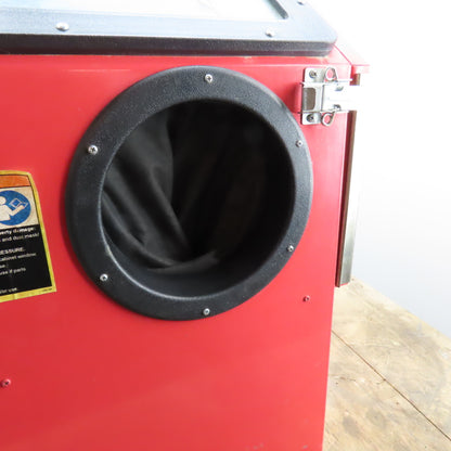 Central Pneumatic 42202 30 Gallon Blast Cabinet 1/4" (Cracked Window) Tested