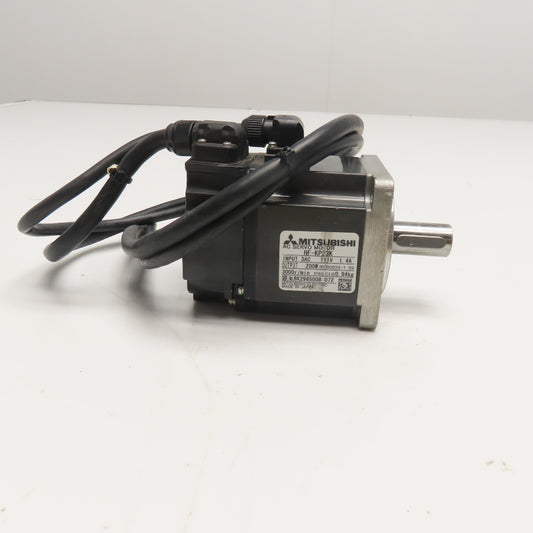 Mitsubishi HF-KP23K 3AC 111V 1.4V200W 3000RPM AC Servo Motor 14mm Shaft