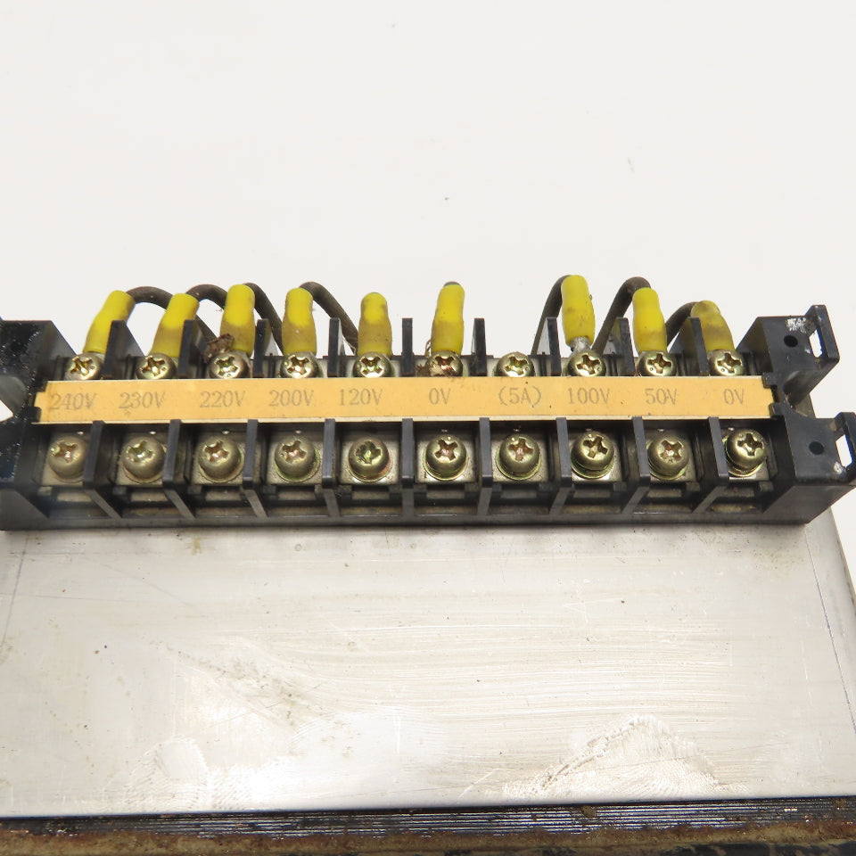 120-200/220-230/240V Pri 0/50-100V Sec. Multitap Transformer