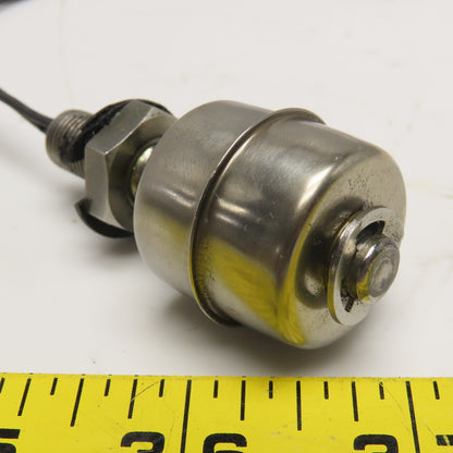 1" OD x 15/16" Magnetic Miniature Ball Float Switch 3/8" Vertical Float