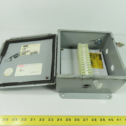 Hoffman A-808CH 8" x 8" x 4" Electrical Enclosure JIC Box NEMA Type 12
