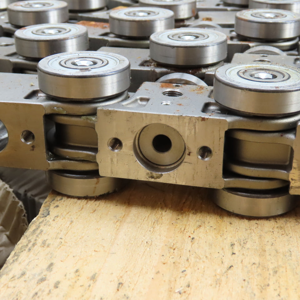 Torwegge Homag T3 Heavy Duty Roller Bearing Conveyor Chain 23' Long Set Of 2