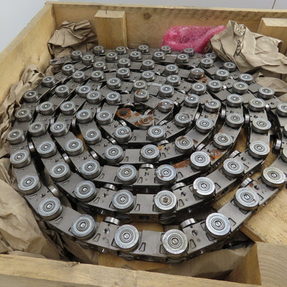 Torwegge Homag T3 Heavy Duty Roller Bearing Conveyor Chain 23' Long Set Of 2