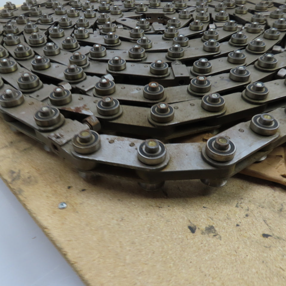 Torwegge Homag T3 Heavy Duty Roller Bearing Conveyor Chain 43'-8" Long
