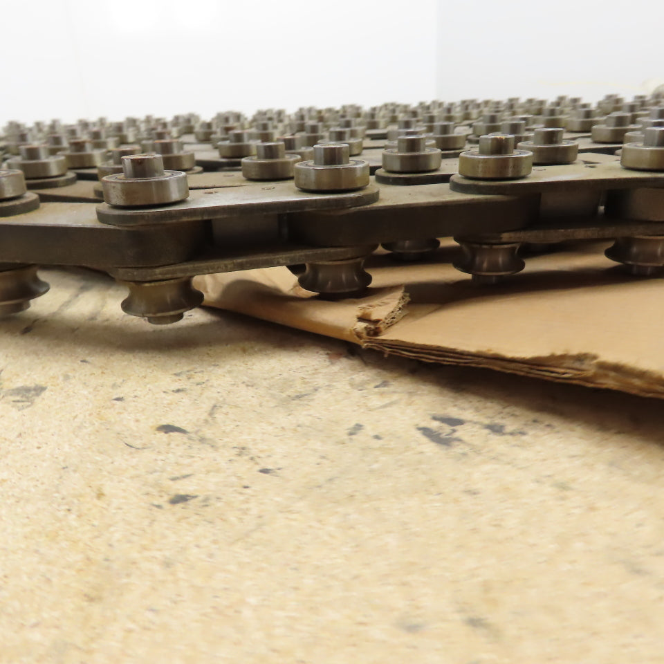 Torwegge Homag T3 Heavy Duty Roller Bearing Conveyor Chain 43'-8" Long