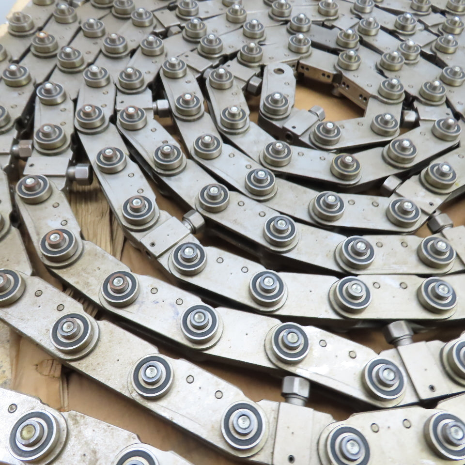 Torwegge Homag T3 Heavy Duty Roller Bearing Conveyor Chain 43'-8" Long
