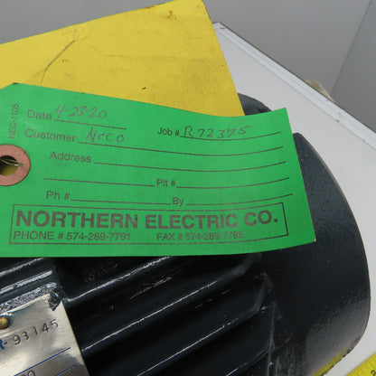 Leeson 150167-60 10HP 1750RPM 208-230/480V 3Ph AC Motor