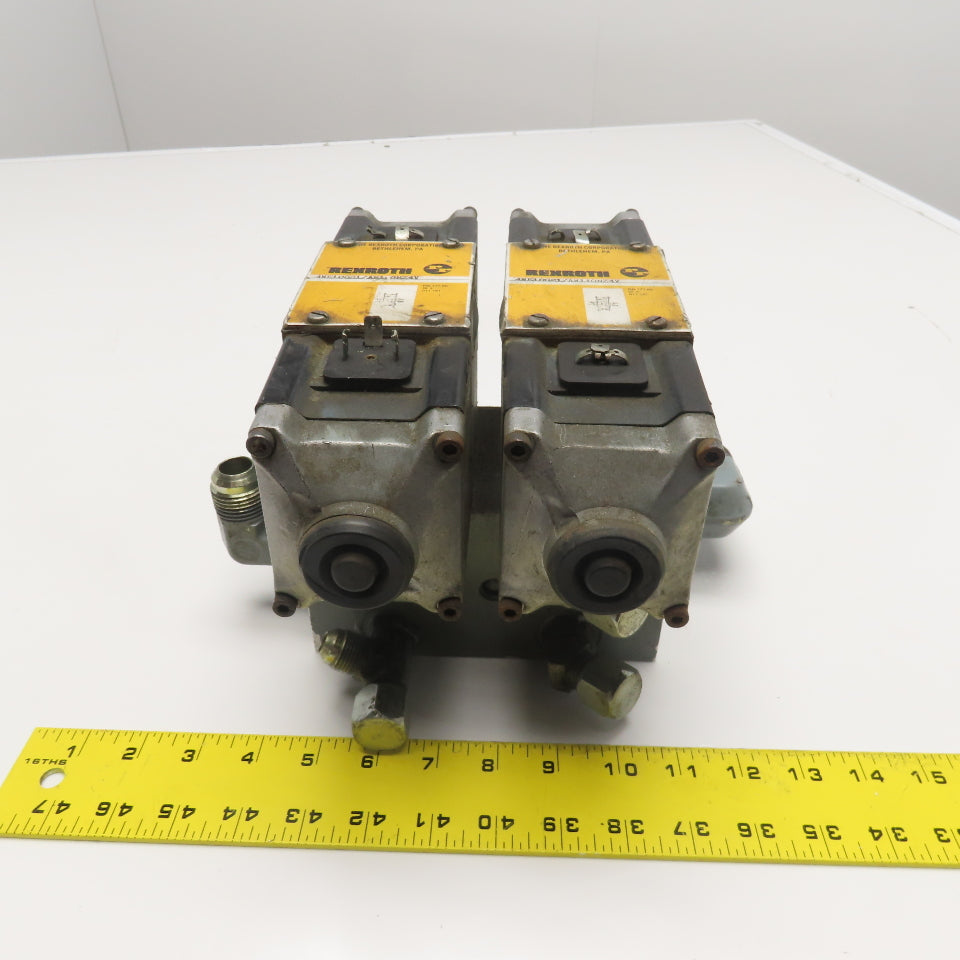 Rexroth 4WE10G21/AW110NZ4V 3 Way Tandem Center Hydraulic Valve See Info!