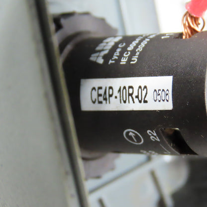 ABB CE4P-10R-02 Emergency Stop Push Button Station 300V 5A NC Enclosure