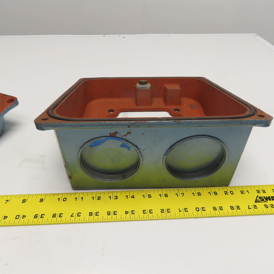 WEG 208 SM Cast Iron Terminal Box And Cover 12" x 12" x 5"