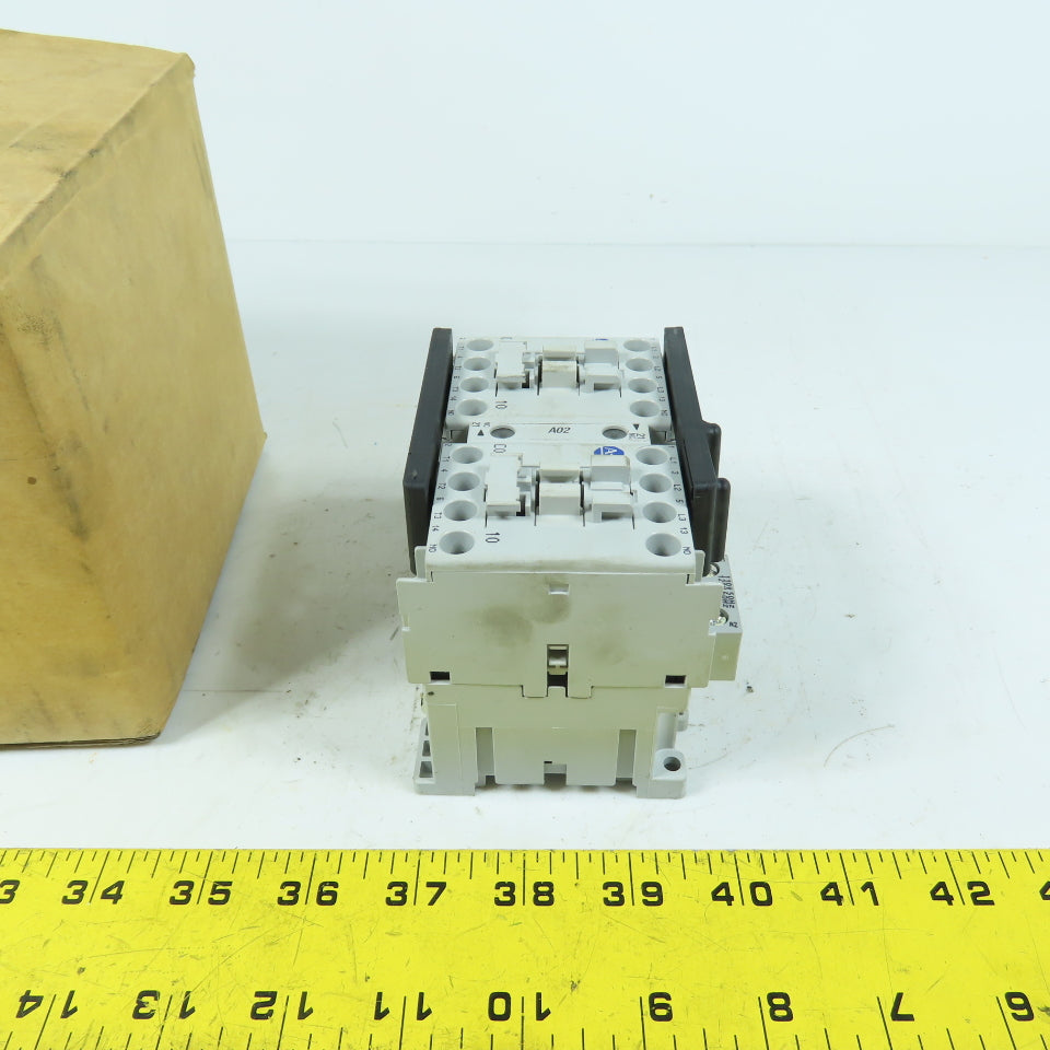 Allen-Bradley 104-C09D22 9A IEC Reversing Contactor 120V Coil 3-Pole Series B