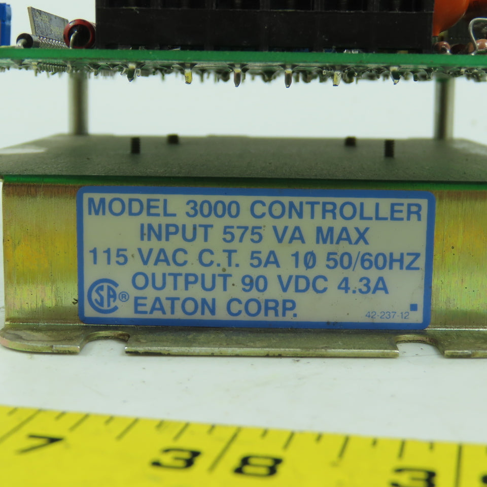 Eaton Dynamatic 15-888-1 Model 3000 Controller 115VAC Input 90VDC Output 4.3A
