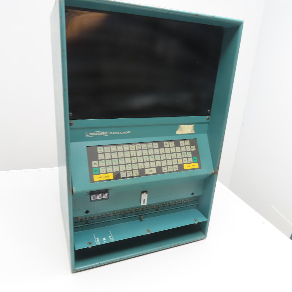 Moore Products Model 8701 Data Gage Work Console Computer Tested