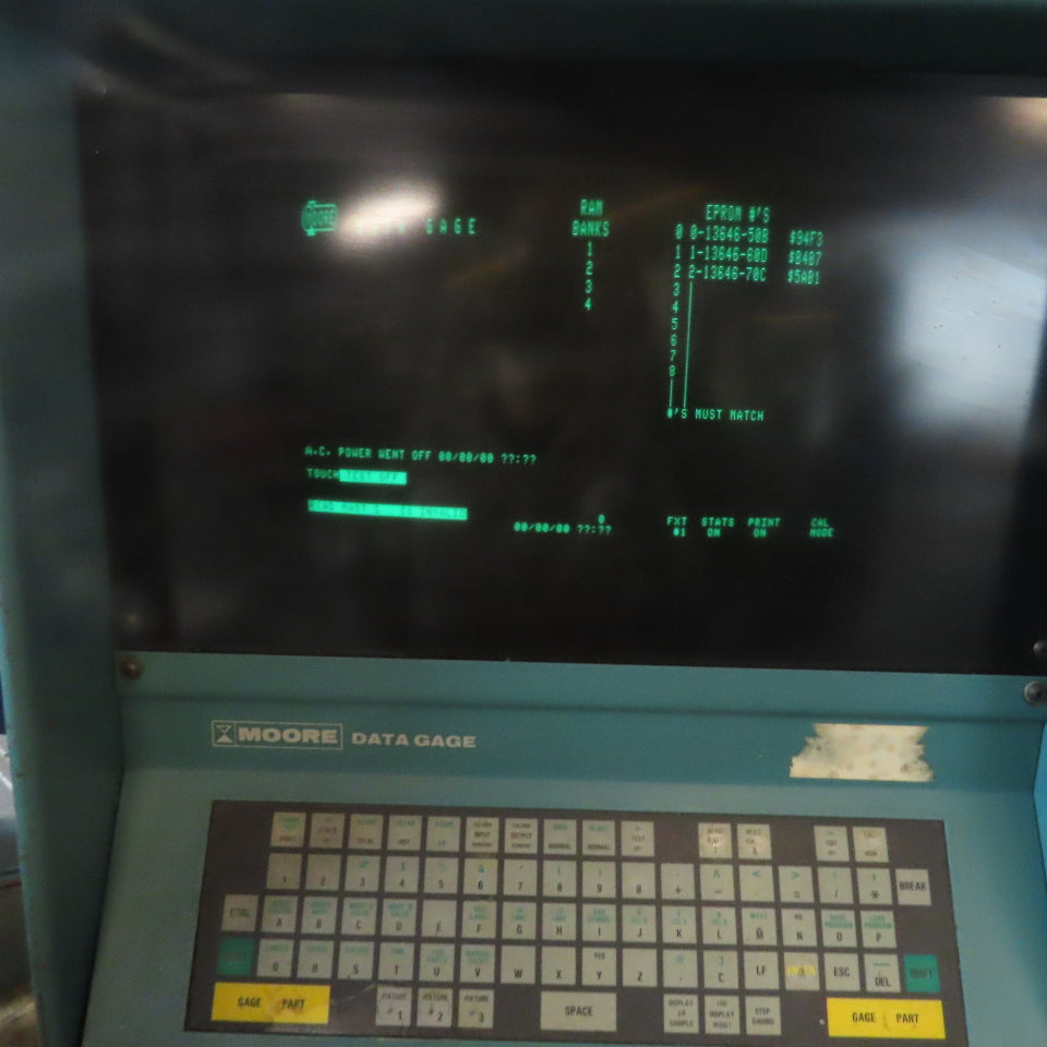 Moore Products Model 8701 Data Gage Work Console Computer Tested ...