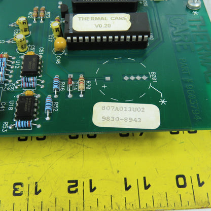 Thermal Care 785A272U 807A013U02 Control Board PCB for Chiller Unit W/ 9603783