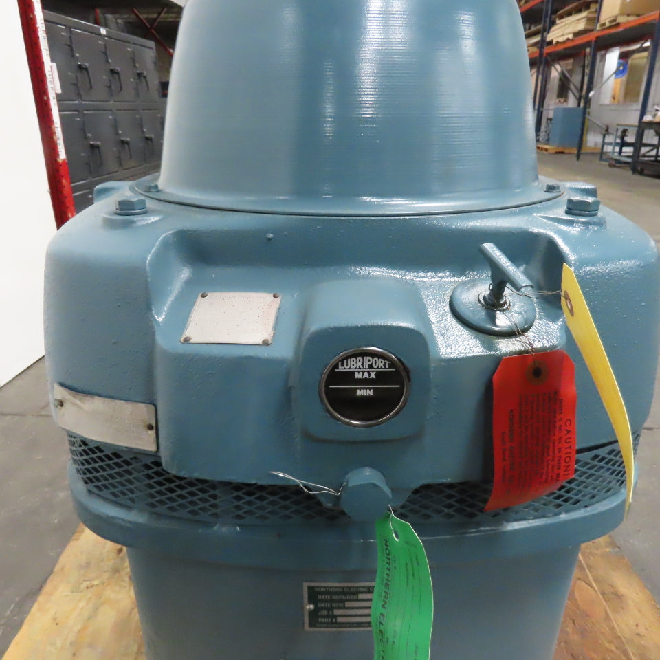 U.S. Electrical Motors RU 125HP High Thrust Vertical AC Motor 460V 3Ph 405TP