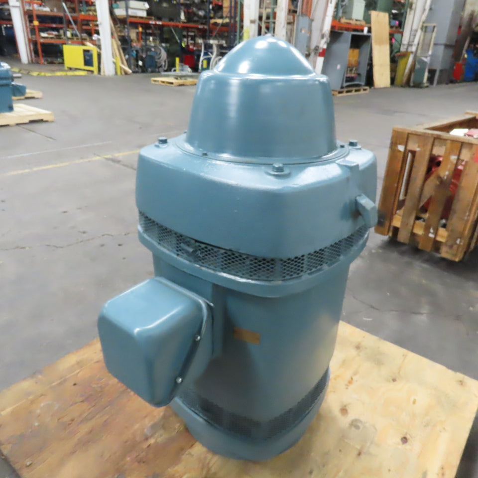 U.S. Electrical Motors RU 125HP High Thrust Vertical AC Motor 460V 3Ph 405TP
