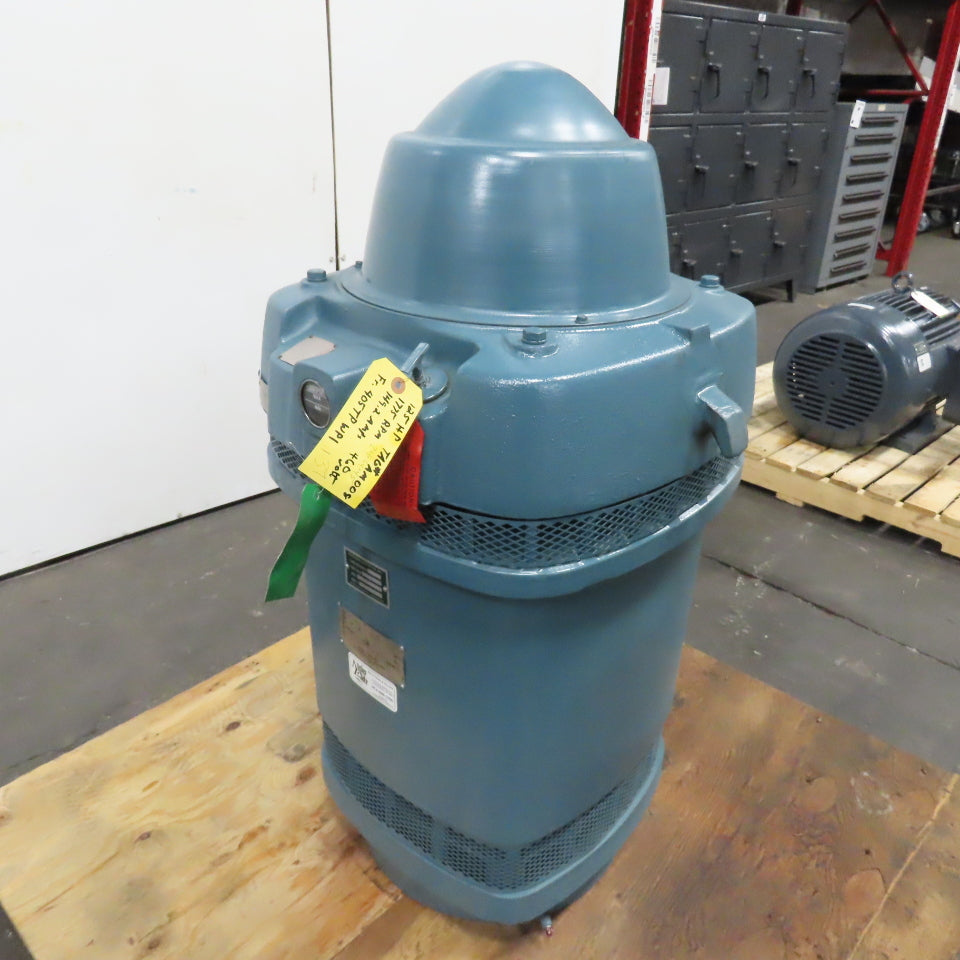 U.S. Electrical Motors RU 125HP High Thrust Vertical AC Motor 460V 3Ph 405TP