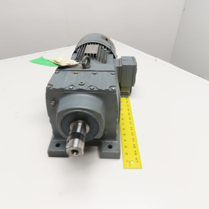 Sew R67 DT90S4/TF/ES1S/ASB1 Gear Motor 128.97:1 Ratio 13RPM 1.1kW 277/480V 3Ph
