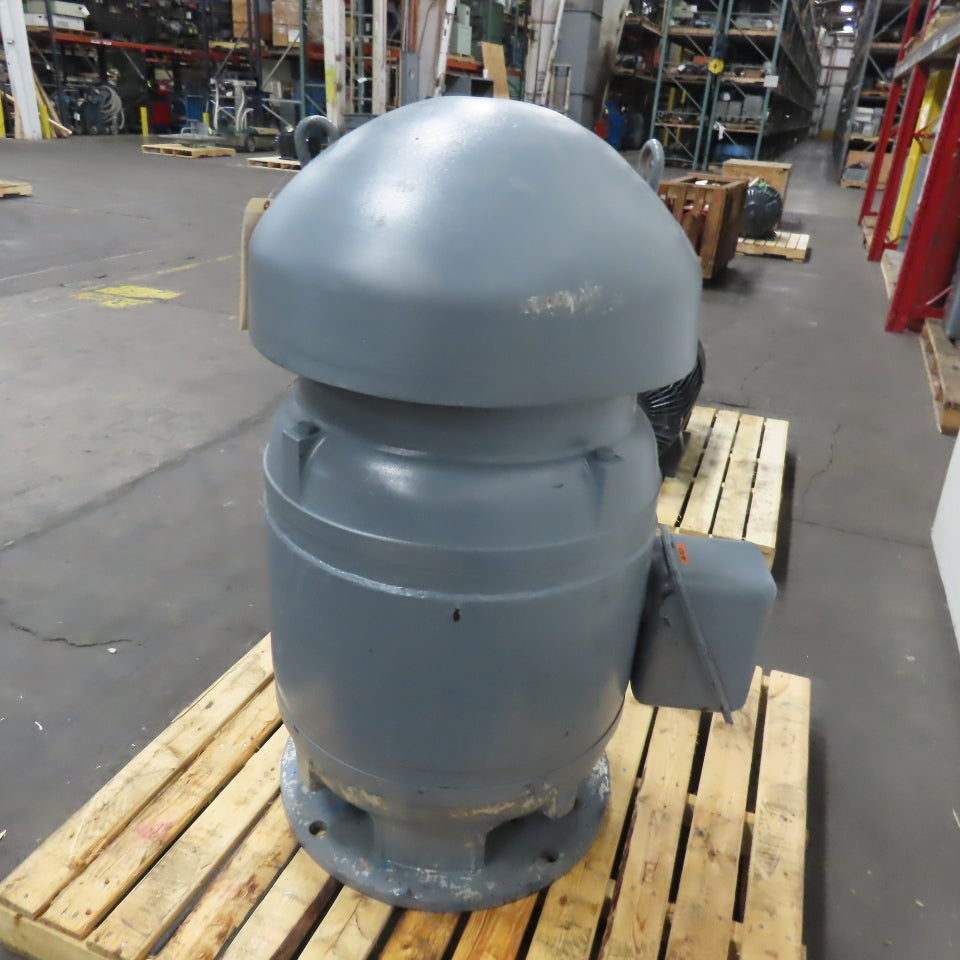 Allis-Chalmers HS0 100HP Vertical Induction Motor 220/440V 3Ph 1760RPM 504P
