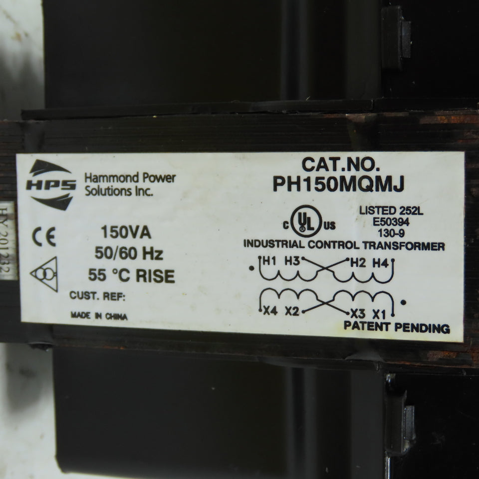 Hammond PH150MQMJ 150VA Control Transformer Multi-Tap Pri 220-480 Sec 110-240