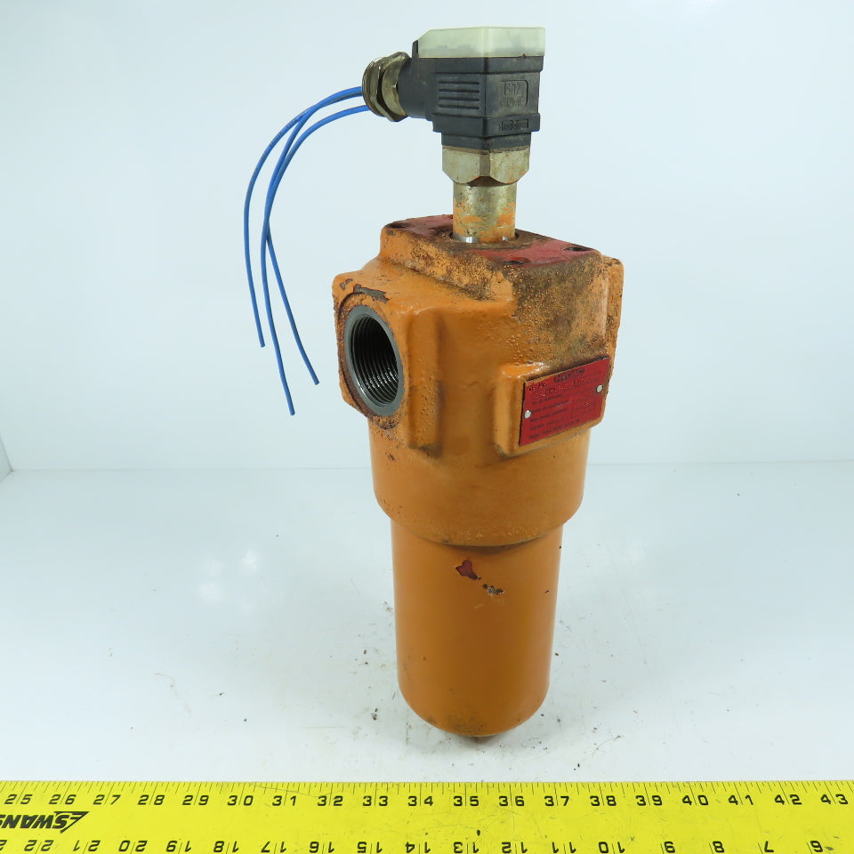 HYDAC DFBHHC240G10A1.1 High Pressure Hydraulic Filter Assembly 420 Bar Max 1.25"