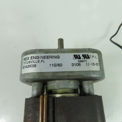 Rex Engineering 6142K56 AC Gear Motor 115V 1Ph 60Hz