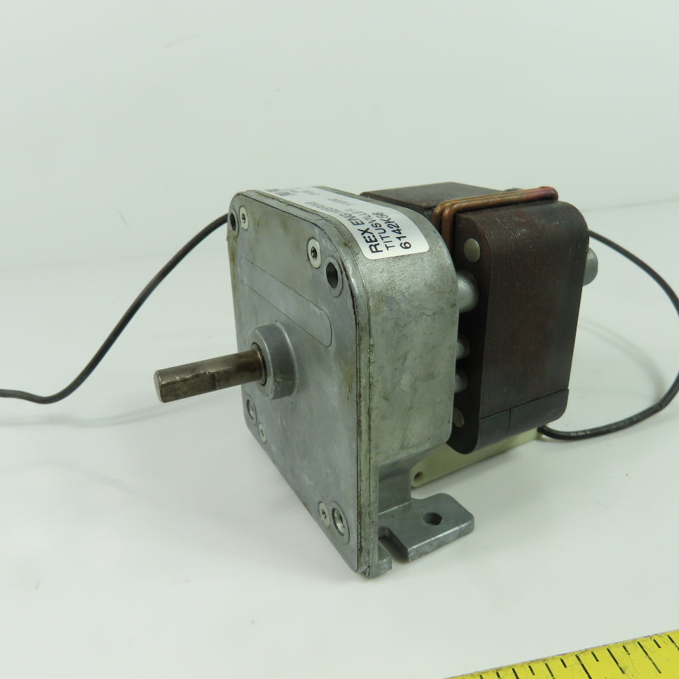 Rex Engineering 6142K56 AC Gear Motor 115V 1Ph 60Hz