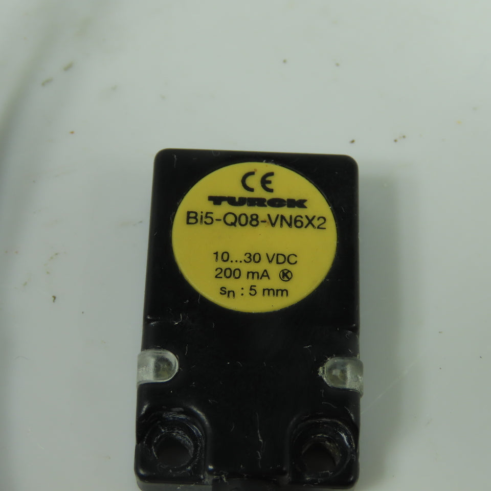 Turck Bi5-Q08-VN6X2 Inductive Proximity Sensor 10-30VDC 5mm Sn
