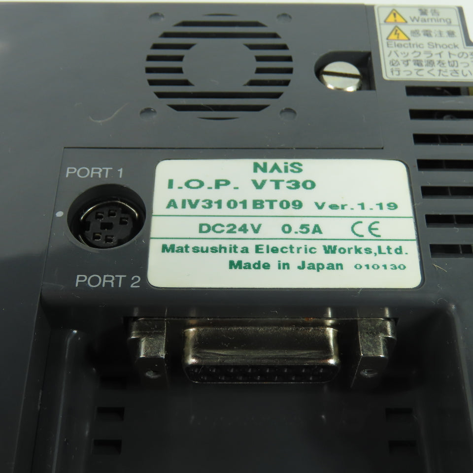 NAiS AIV3101BT09 VT30 I.O.P. Operator Interface DC24V 0.5A