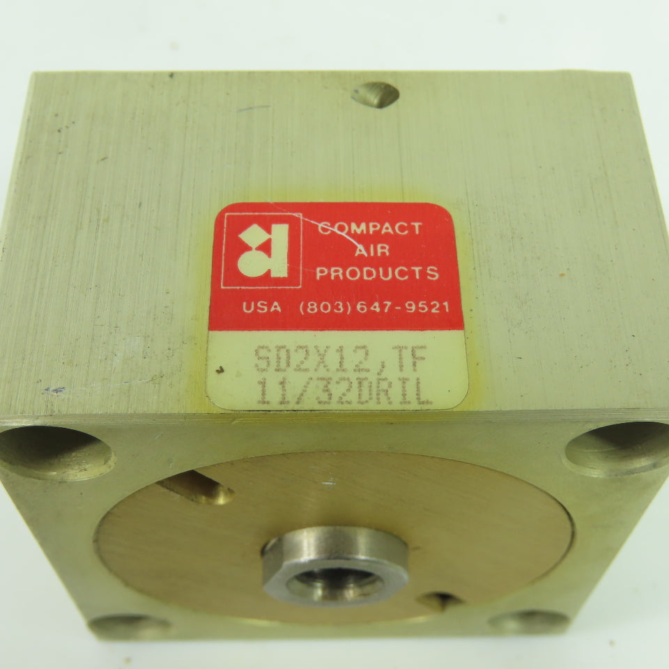 COMPACT AIR PRODUCTS SD2X12,TF Square Compact Air Cylinder