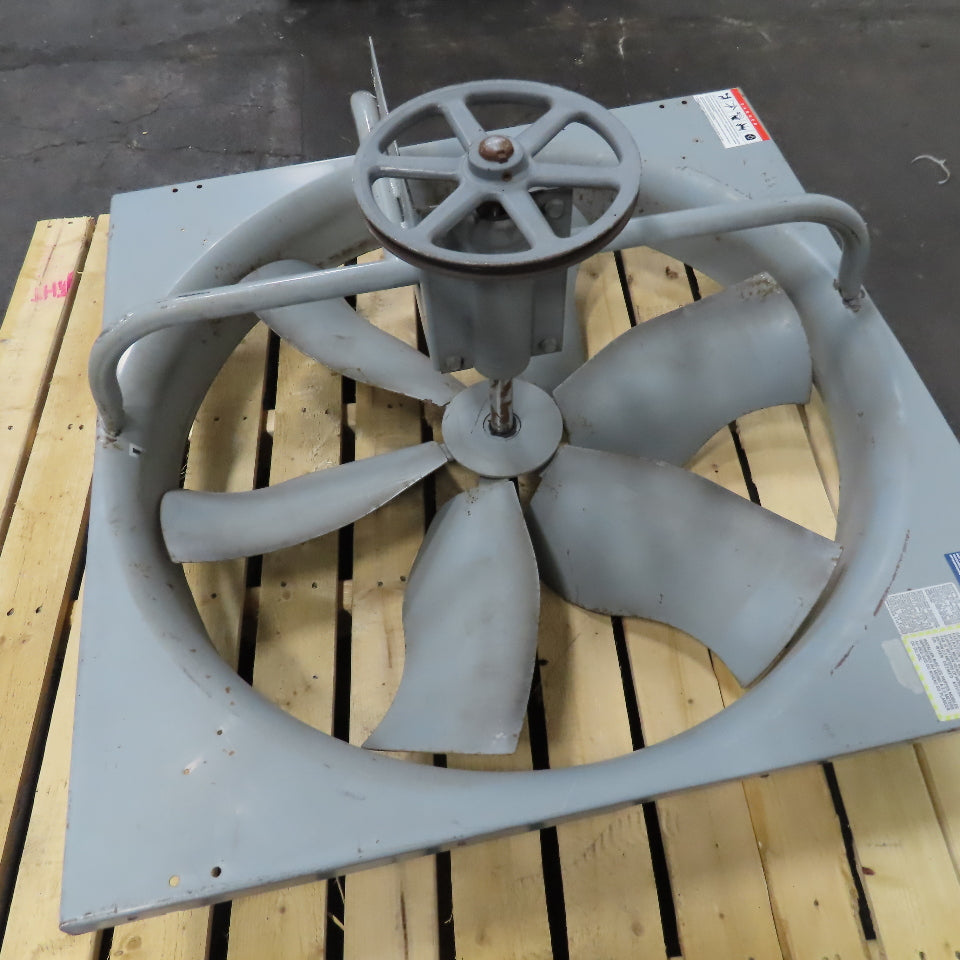 ACME Fans DC30 Windmaster 30" 6 Blade Belt Drive 34" Square Wall Mounted Fan