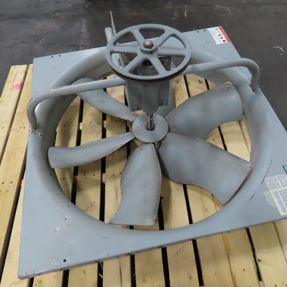 ACME Fans DC30 Windmaster 30" 6 Blade Belt Drive 34" Square Wall Mounted Fan