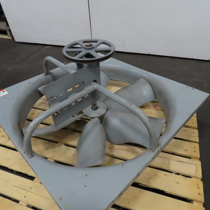 ACME Fans DC30 Windmaster 30" 6 Blade Belt Drive 34" Square Wall Mounted Fan