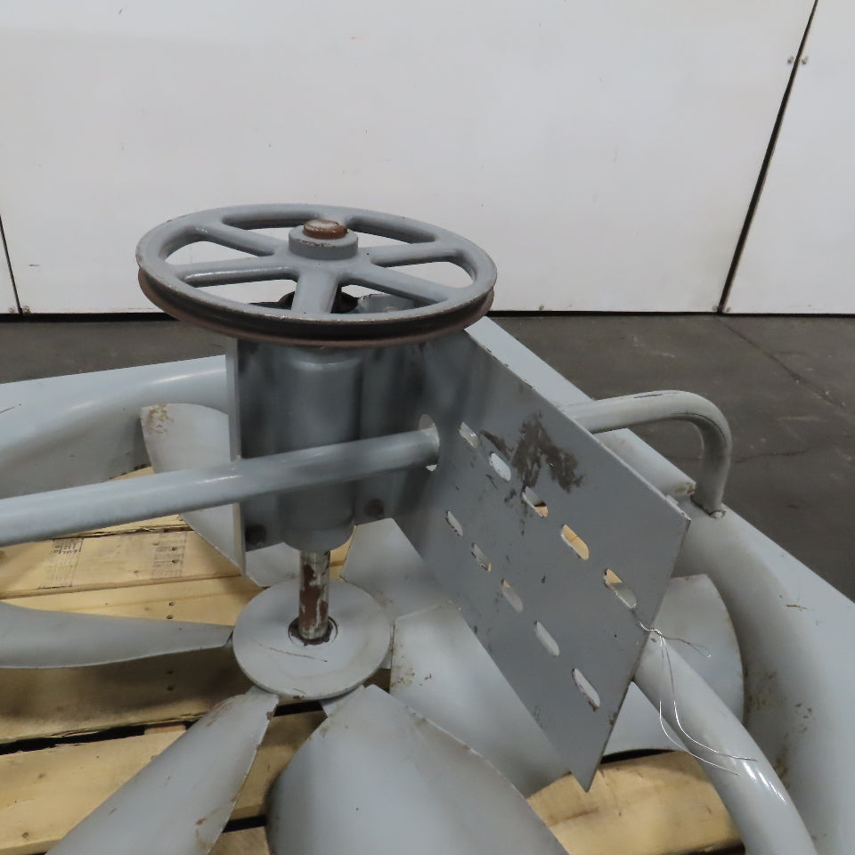 ACME Fans DC30 Windmaster 30" 6 Blade Belt Drive 34" Square Wall Mounted Fan