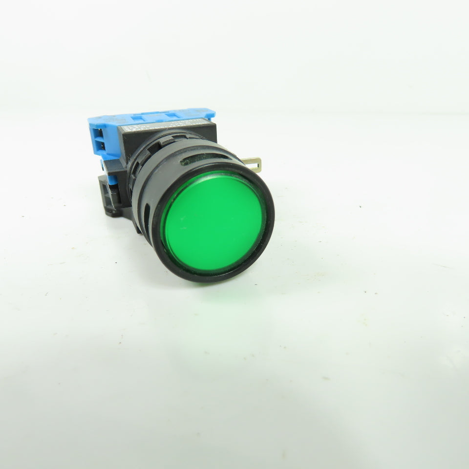 Idec HW1L-MF2F10QD Illuminated Pushbutton Switch Green 24V