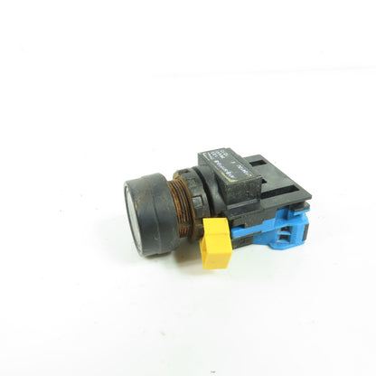 Idec W1B-M1F10-B Non-Illuminated Pushbutton Switch Black