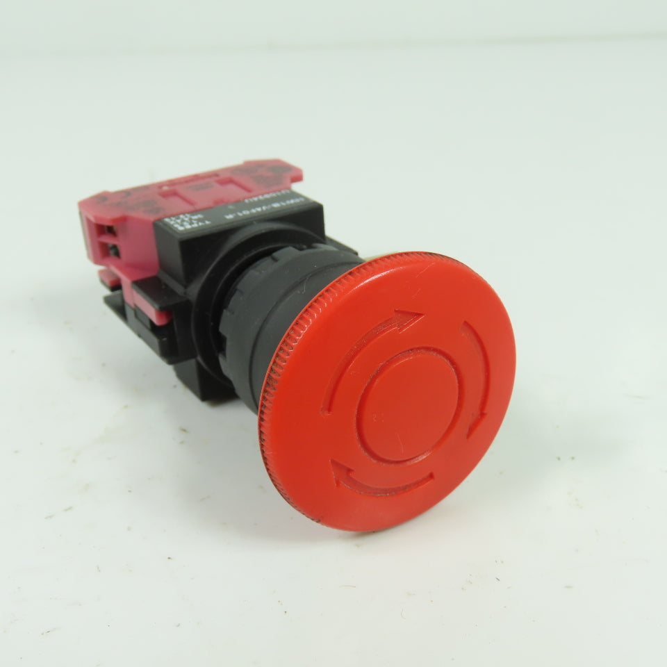 Idec HW1B-V4F01-R Emergency Stop Pushbutton Switch Red