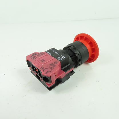 Idec HW1B-V4F01-R Emergency Stop Pushbutton Switch Red