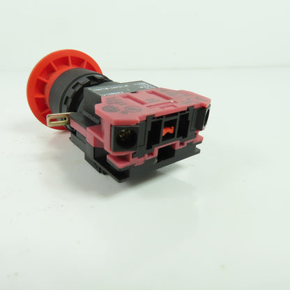 Idec HW1B-V4F01-R Emergency Stop Pushbutton Switch Red
